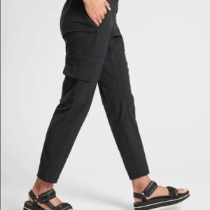 Athleta Chelsea Cargo Pant, Black- correction